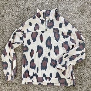Animal print sweatshirt